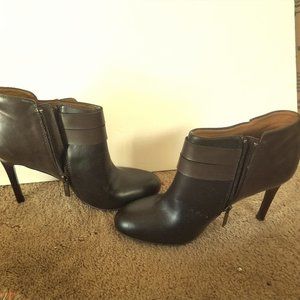 Nine West Brown Leather Boot/Bootie